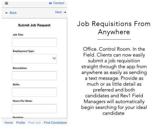 Rev1 Power Services ATS Mobile App Screenshot 4